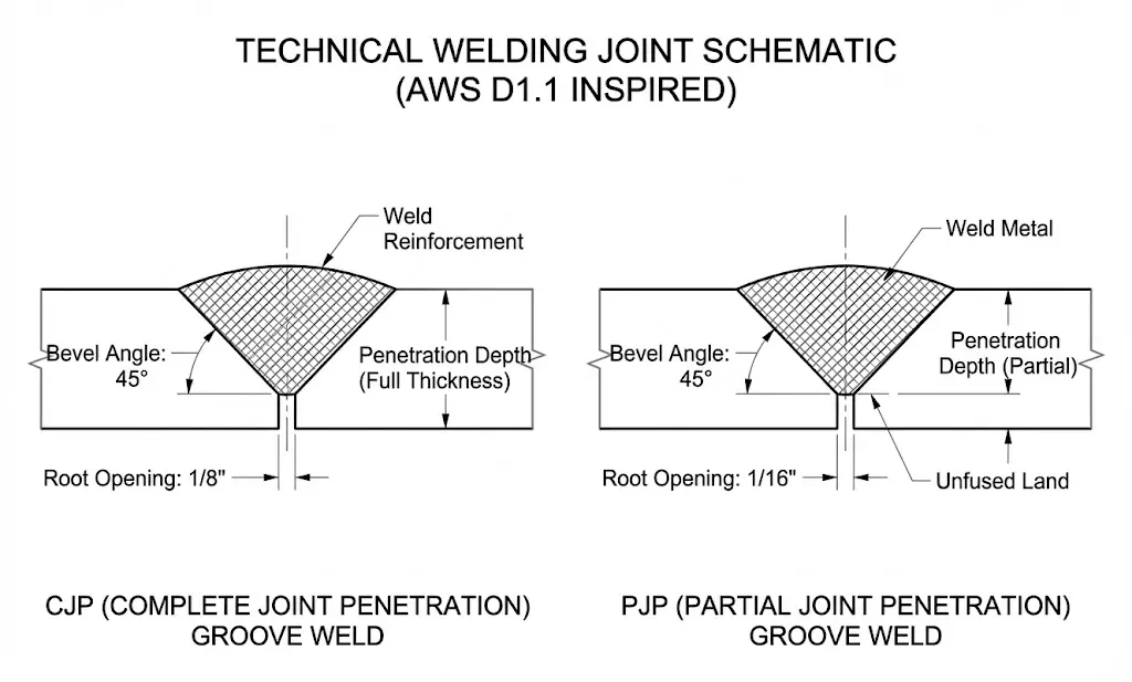 AWS D1.1 Structural Steel Beveling