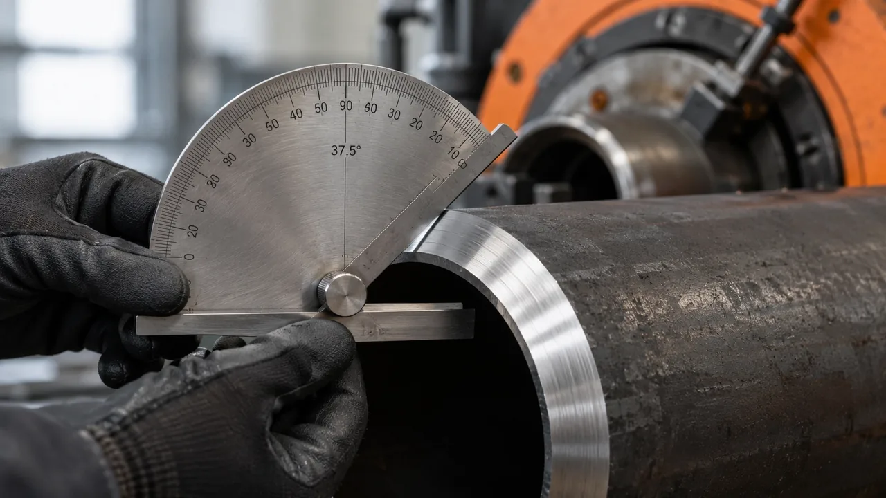 How to Measure a Pipe Bevel